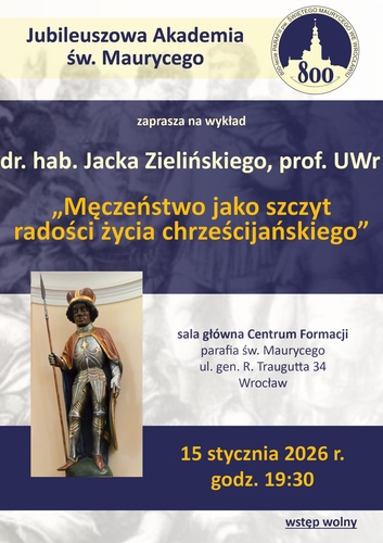 image: Zaproszenie na wykład prof. Jacka Zielińskiego