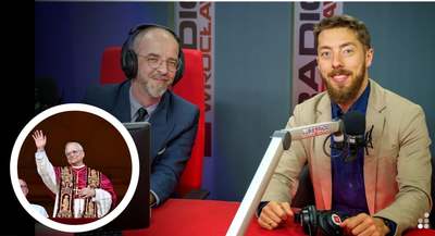 image: Dr Paweł Wróblewski w debacie o nowym papieżu Leonie XIV na antenie Radia Wrocław
