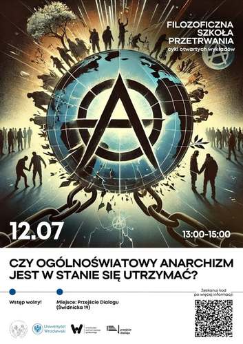 image: Filozoficzna Szkoła Przetrwania: zapraszamy na debatę poświęconą anarchizmowi