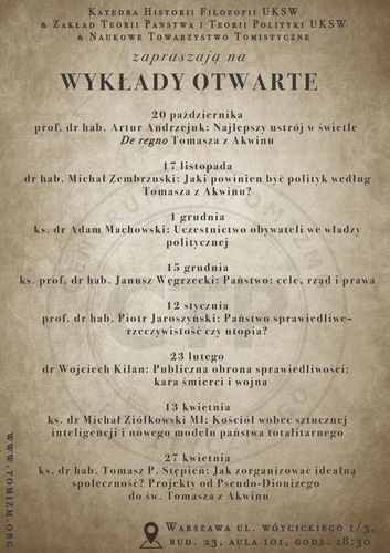 image: Dr Wojciech Kilan z wykładem w Warszawie