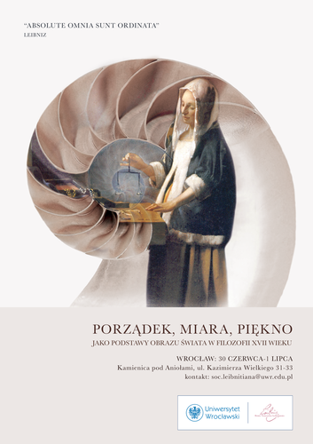 image: Harmonia - miara - piękno jako podstawy obrazu świata w filozofii XVII wieku - zapowiedź konferencyjna
