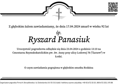 image: Zmarł Profesor Ryszard Panasiuk