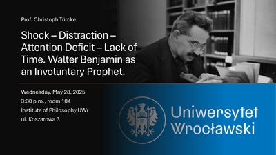 image: Prof. Christoph Türcke z wykładem w Instytucie Filozofii UWr
