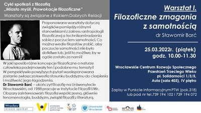 image: Inauguracja warsztatów filozoficznych dla seniorów