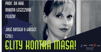 image: Prof. Dorota Leszczyna z wywiadem o Ortedze y Gassecie w podkaście 