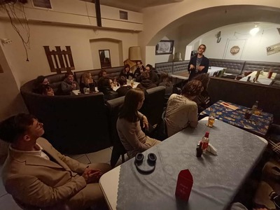 image: Spotkanie powitalne Koła Naukowego Filozofii Stosowanej
