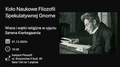 image: Spotkanie Koła Naukowego Filozofii Spekulatywnej 