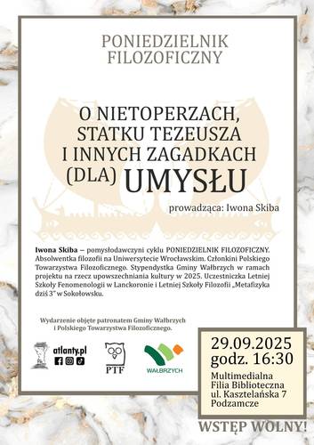 image: O Nietoperzach Statku Tezeusza i innych zagadkach (dla) umysłu